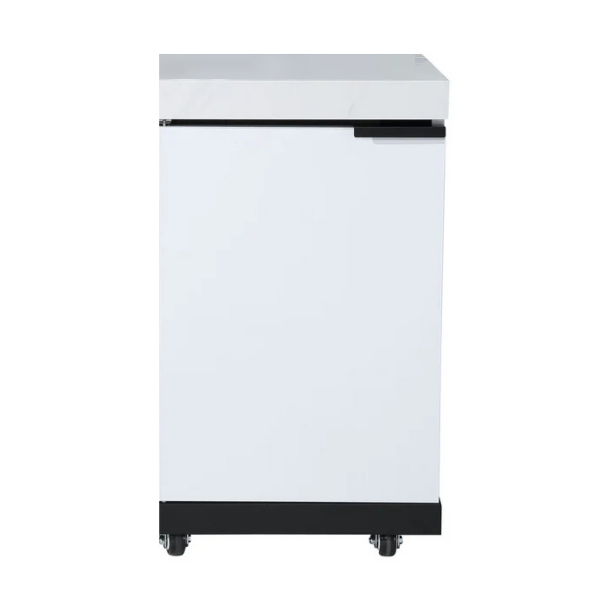 1-Door Storage Cabinet Module Suits Rockpool White BBQ Kitchen Package Inc Stone Finishes, Aluminum Powder Coated Cabinets