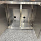 Floor Stock 4-Burner SS Built-In BBQ Outdoor with Double Sink + Single Fridge