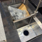 Floor Stock 4-Burner SS Built-In BBQ Outdoor with Double Sink + Single Fridge