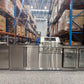 Floor Stock 4-Burner SS Built-In BBQ Outdoor with Double Sink + Single Fridge