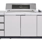 Rockpool White 6B Drop In BBQ Kitchen Package + Sink/Drawer Module + 3 Drawer Module Bundle