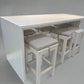 Niagra 7-Piece Outdoor Bar Set Aluminium WHITE