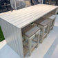 Niagra 7-Piece Outdoor Bar Set Aluminium WHITE