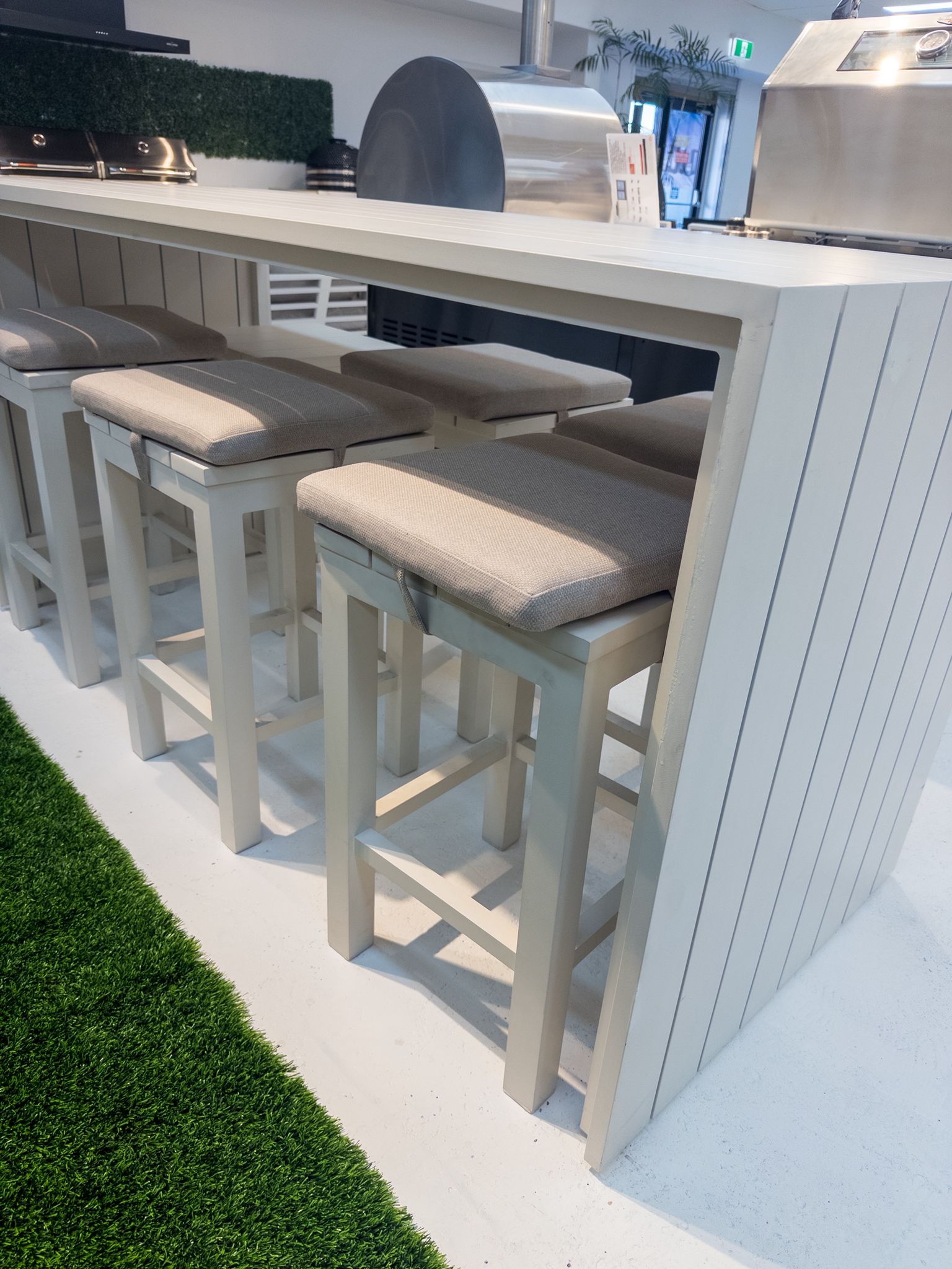 Niagra 7-Piece Outdoor Bar Set Aluminium WHITE