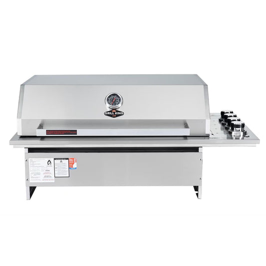 Grill King Slimline 4 Burner Drop In BBQ | 304 Stainless Steel