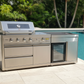 Floor Stock Stainless Steel Felix 4B + Wok BBQ Kitchen + Sink & Fridge Module