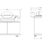 BBQ Cabinet Module Suit Weber Family Q Built In Premium Gas BBQ (Q3600) - Outdoor Kitchen