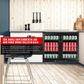 Tropical Rated Triple Glazed 208L Double Door Under-bench Commercial Bar Wine Fridge Drinks Chiller in Black