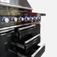 Macelleria Professional 6 Burner Outdoor Kitchen BBQ | Black High Grade #304 Stainless Steel