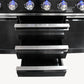 Macelleria Professional 6 Burner Outdoor Kitchen BBQ | Black High Grade #304 Stainless Steel