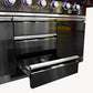 Macelleria Professional 6 Burner Outdoor Kitchen BBQ | Black High Grade #304 Stainless Steel