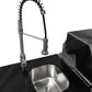 Macelleria Professional 6 Burner Outdoor Kitchen BBQ | Black High Grade #304 Stainless Steel