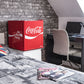 Husky 43L Solid Door Coca-Cola Coke Indoor Bar & Drinks Fridge (CKK43-207)