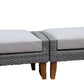 SIENA 6 Piece White + White Cushions Outdoor Lounge Set