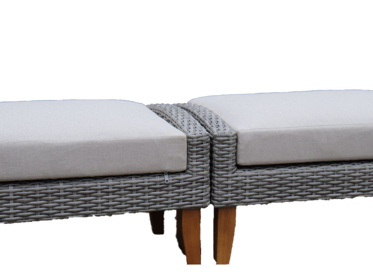 SIENA 6 Piece White + White Cushions Outdoor Lounge Set