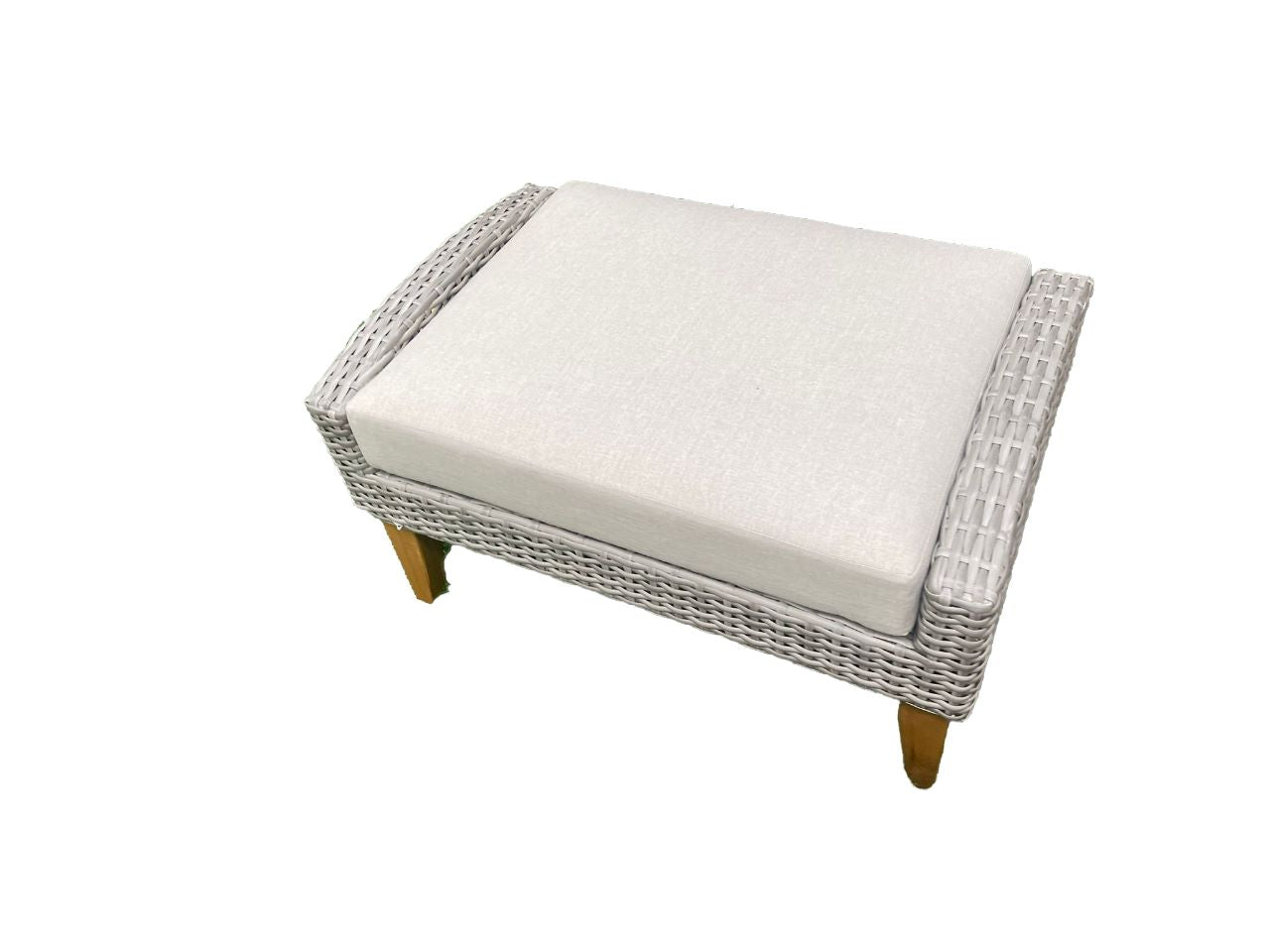 SIENA 6 Piece White + White Cushions Outdoor Lounge Set