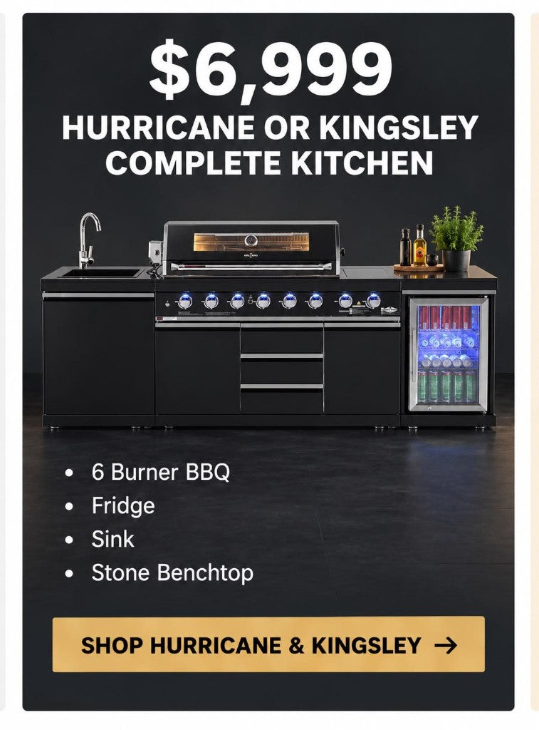Hurricane or Kingsley complete kitchen from $6,999. Shop Hurricane and Kingsley.